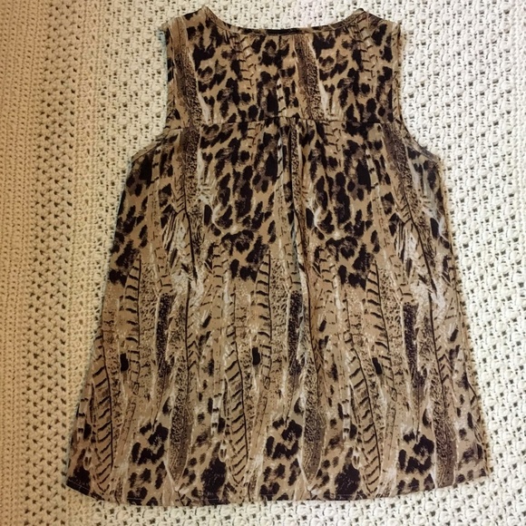 Cheetah Animal Print Blouse - Picture 4 of 4